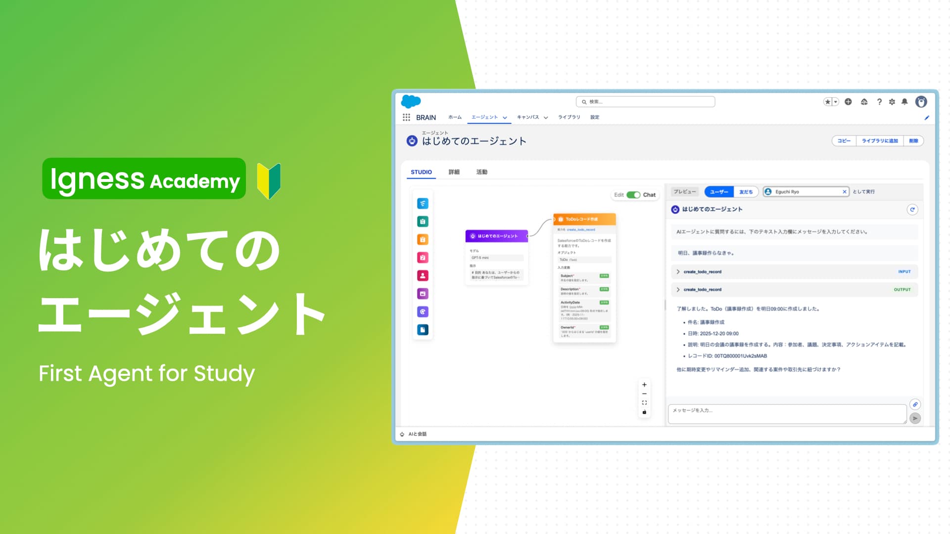 🔰はじめてのエージェント - 画像1